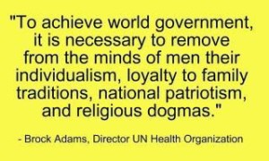 to achieve world govt.